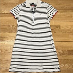 Luhta Striped Polo Dress – Size S – Golf / Sport Chic